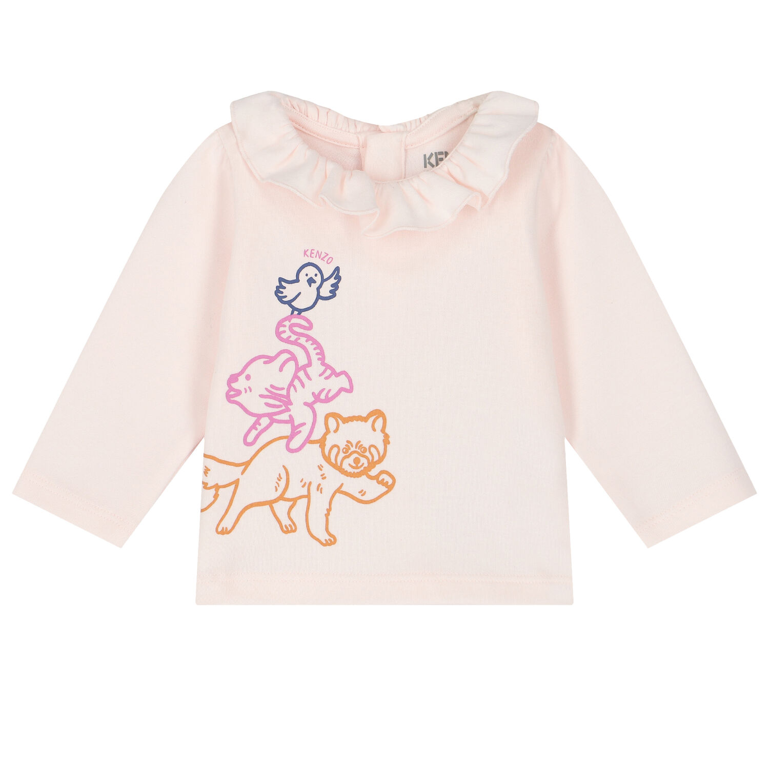 Baby Girls Pink & Red Animals Trousers Set, 1, hi-res